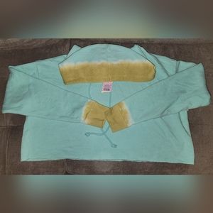 NWT Women's Cropped Tie-dyed Size Large Hoodie